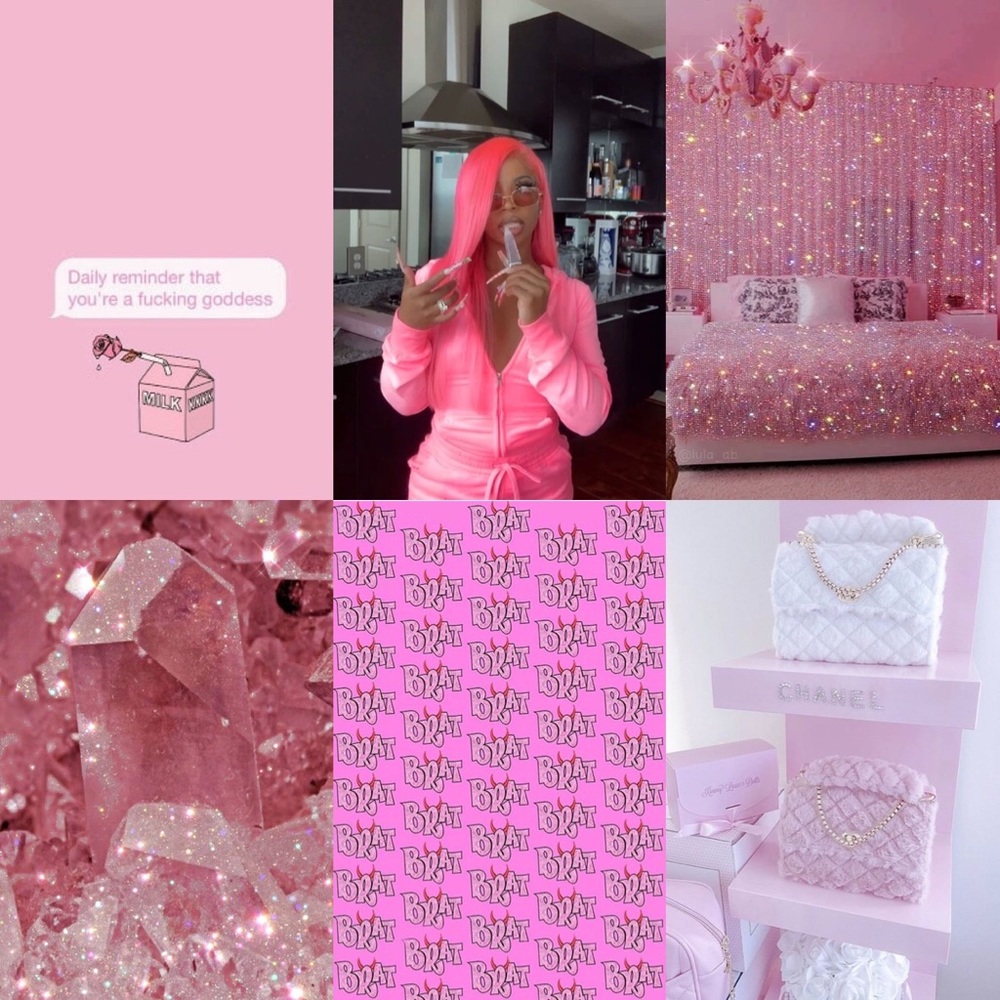 60 Count Pink Aesthetically Photos ( DIGITAL )